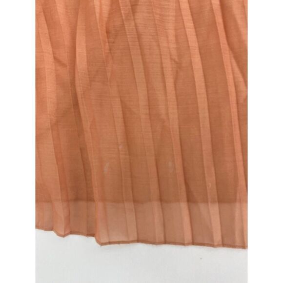 Cynthia Rowley Sheer Ombre Brush Skirt Gypsy Boho Blue Burnt Orange - Size Small - Picture 8 of 12